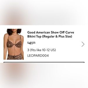 Good American Bikini Top